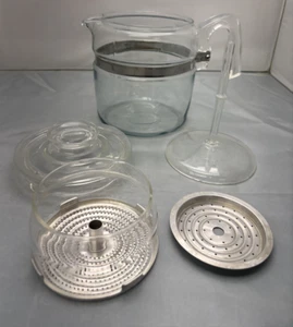 Pyrex Glass Percolator 6 Cup Coffee Pot #7756 - Picture 1 of 11