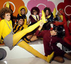 Mary Quant foreground models showing hew new shoe creations Lo- 1967 Old Photo