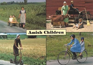 Postkarte Amish Kinder von Pennsylvania - Bild 1 von 2