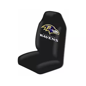 NEW Northwest Baltimore Ravens High Back Seat Cover Universal Fit-1PC - Foto 1 di 1