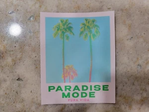 New Pura Vida May 2023 Monthly Bracelet Club STICKER Paradise Mode - Picture 1 of 1