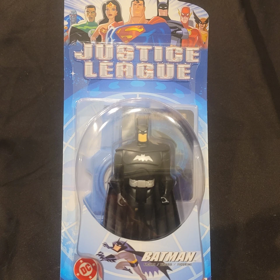 DC Comics Justice League Batman Action Figure Toy 2002 NRFB V3