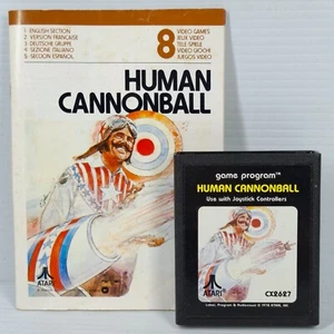 Human Cannonball - ATARI 2600 PAL CART INCLUDES MANUAL - Picture 1 of 3