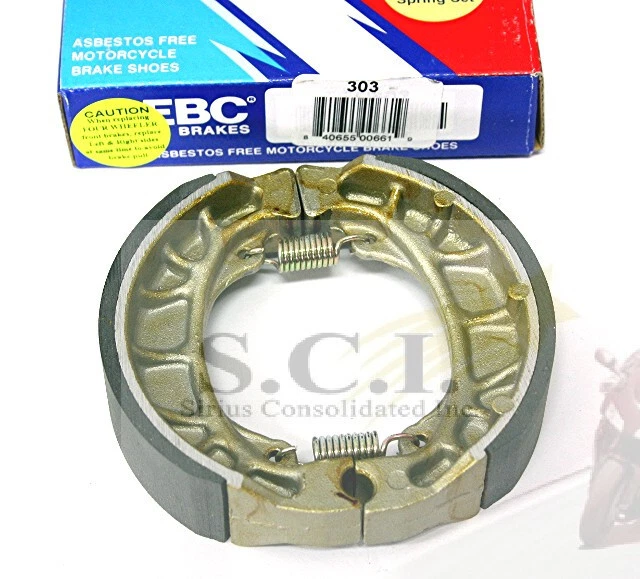 ZAPATOS DE FRENO HONDA EBC303 Z50 Z50R QA50 CT70 C70 CT110 TRX90 TRX125 ATC200 ATC185 Foto 1 de 4