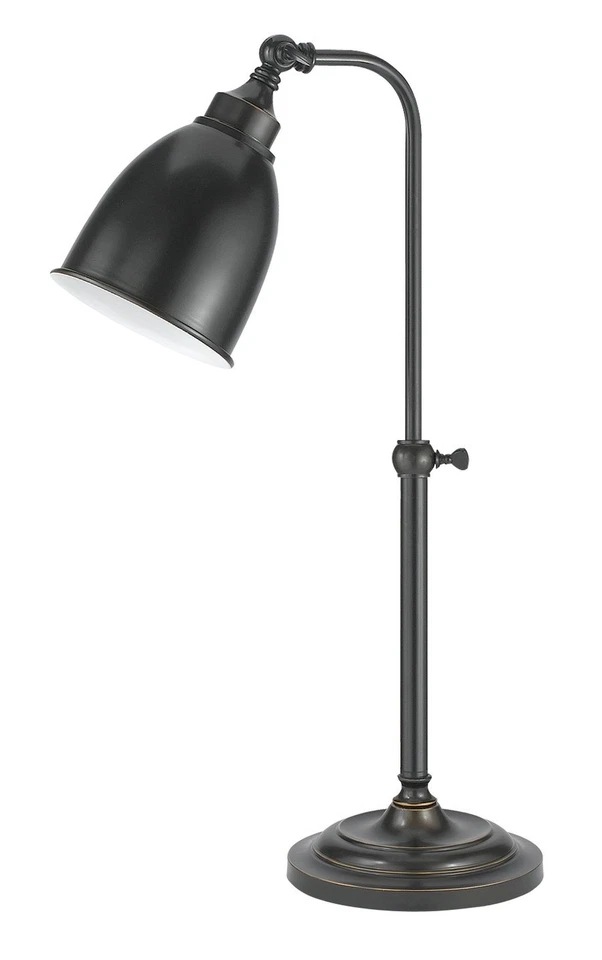 Cal Lighting Pharmacy Dark Bronze One-light Table Lamp