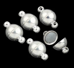 4stk Edelstahl Magnet Ketten Verschluss 6mm Verbinder Schmuckverschluss M413 - Bild 1 von 2