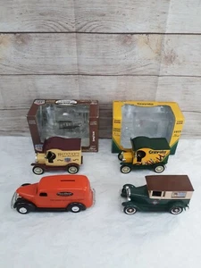  4 Delivery Car Banks Lot 1:24 Hershey's Crayola Dunn-Edwards Wells Fargo  - Picture 1 of 8