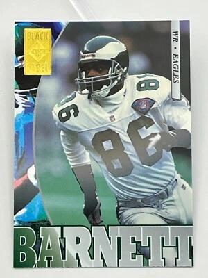 1995 Collector's Edge Black Label Card #153 Fred Barnett Philadelphia Eagles - Image 1 of 2