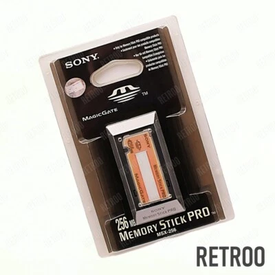 Sony Memory Stick Pro 256MB Peach MagicGate MS Memory Card Camera MSX256 New - Image 1 of 2