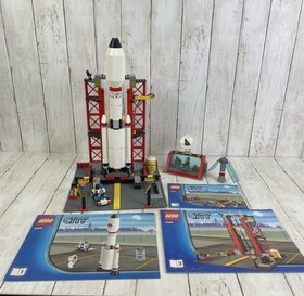 Lego 3367 / 3368 Space Shuttle & Space Center Astronaut City Set 99% Complete