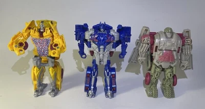 Transformers 2016 Hasbro Tomy 1-Step Turbo Changer Optimus Prime Bumblebee Hound - Image 1 of 4