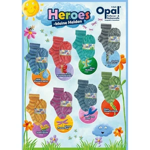 Opal "Heroes" 4ply Superwash Sock Yarn 100g Knitting Crochet - Full Range - Picture 1 of 9