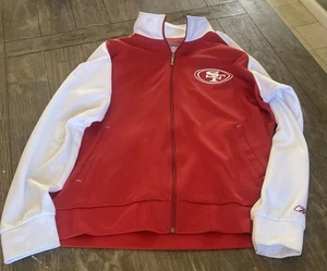 Giacca uomo San Francisco 49ers NFL Reebok taglia XL colore rosso e bianco nuova! - Foto 1 di 3