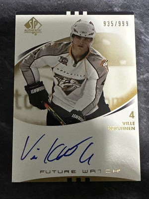 2007-08 SP Authentic Future Watch 226 Ville Koistinen Nashville Predators - Image 1 of 2
