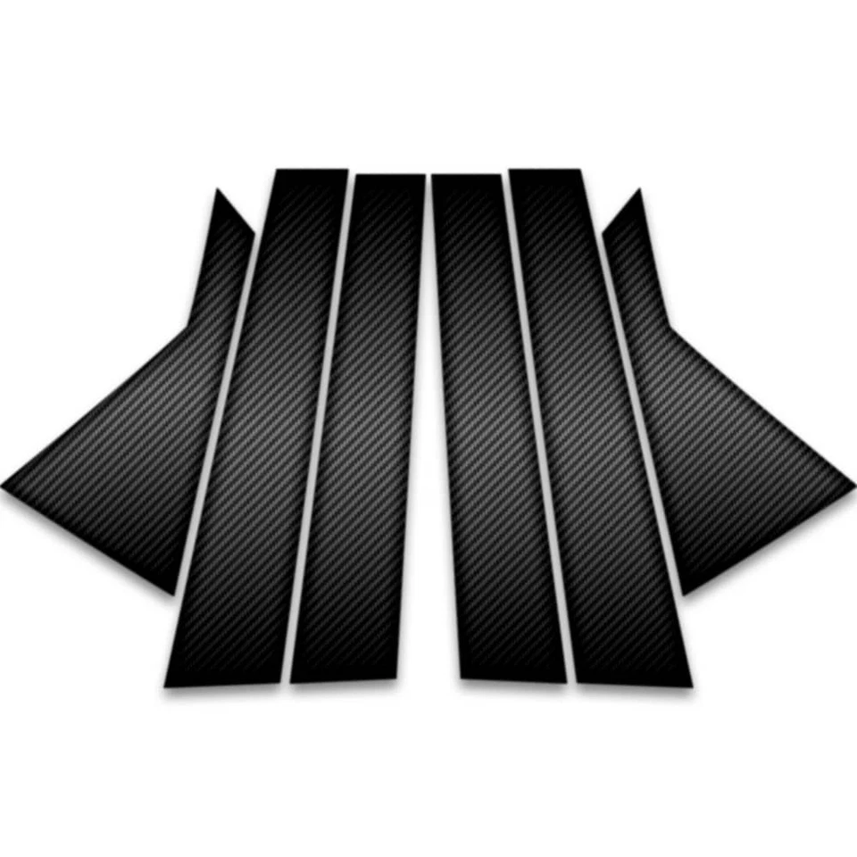 Pillar Post Trim for 2013-2018 Hyundai Santa Fe Sport [Carbon Fiber 6pc] - Image 1 of 1