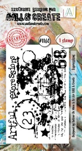AALL And Create A8 Photopolymer Clear Stamp Set-Expressions 5A002305-1G62G - Bild 1 von 1