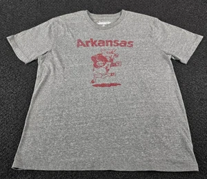 University of Arkansas Razorbacks T-Shirt XL grau Retro College Football - Bild 1 von 9