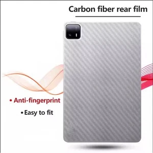 iPad Air PRO 11” 2018-2024 Carbon Fiber Skin Back Film Protective Sticker Clear - Picture 1 of 7
