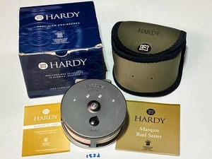 Hardy Marquis Salmon No 2 #8/9/10/11 Fly Fishing Reel + Hardy Mach 9/10 Fly Line - Picture 1 of 23
