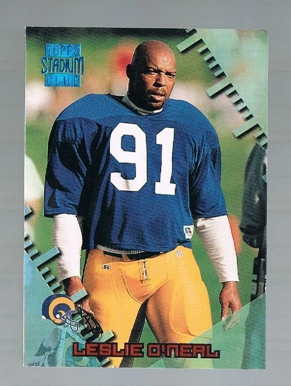 LESLIE O'NEAL #317 Rams / Oklahoma State 1996 topps stadium club members only - Image 1 of 1