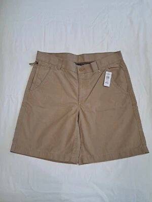 LL Bean Mens Allagash 5 Pocket Crisp Cotton Khaki Shorts Size 36W NWT $49.95 - Image 1 of 4