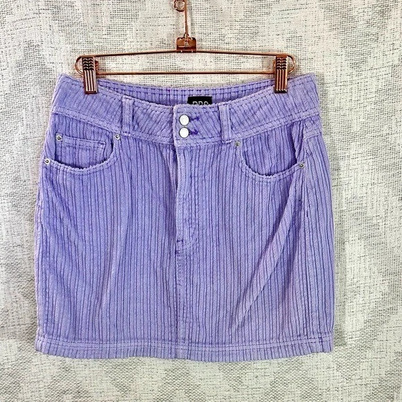 Minifalda BDG lila púrpura pana talla S Foto 1 de 4