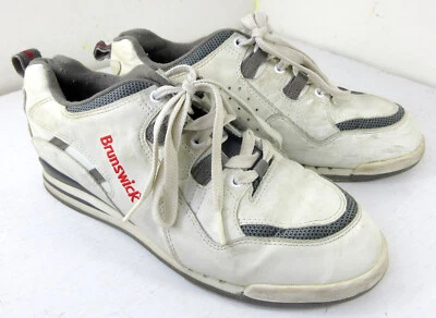 Zapatos de boliche Brunswick REBEL II blancos sin marcas con cordones talla 8,5 EE. UU. para hombre Foto 1 de 4