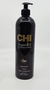CHI Argan Oil Plus Moringa Oil Shampoo Sulfate & Paraben Free 739ml/25oz - Picture 1 of 6