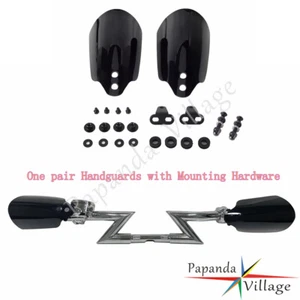 Black Handguards Protector Kits For Harley Electra Glide Standard FLHT 2019-2020 - Picture 1 of 10