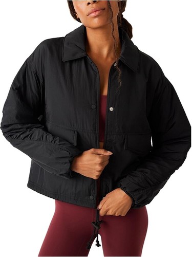 Giacca Free People Movement Off The Bleachers Coaches nuova senza etichetta nera XS