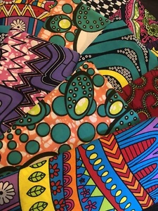 5 Pcs Bundled Fabric|Wax Cotton Fabric|100% Cotton/Ankara-Random Selection - Picture 1 of 3