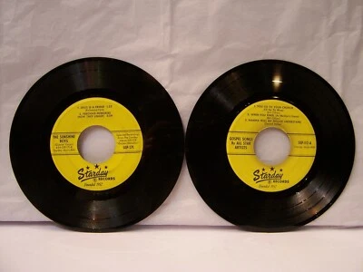 (2) 45rpm on Starday Records THE SUNSHINE BOYS  Country / Gospel 1960's Both VG+ - Image 1 of 4