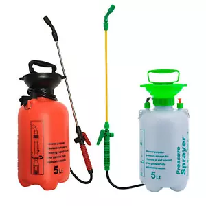 1x 5L Lawn Garden Pump Pressure Hand Sprayer for Yard Garden Weed Plant Pest - Picture 1 of 12