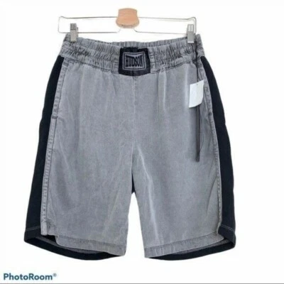 Pantalones Cortos de Boxeo Hudson Jeans A|Género Gris y Negro Unisex Talla S Nuevos Foto 1 de 4