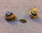 Ceramic Malachite Miniature Jewelry Box Katherines Chick Egg Monet Bunny Penguin