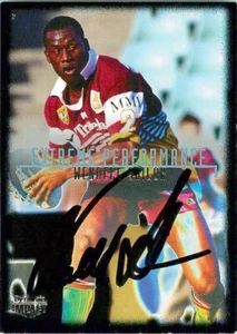 Signed 1995 BRISBANE BRONCOS NRL Card WENDELL SAILOR - Picture 1 of 2