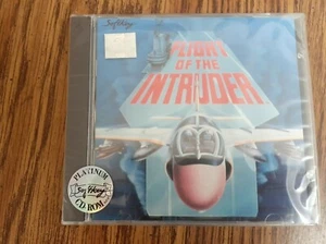 Flight Of The Intruder CD Rom Game PC Softkey 1990 Vintage New - Picture 1 of 2