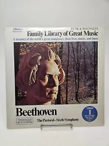 Beethoven-Family Library Of Great Music Funk & Wagnalls Vinyl LP album #1 Sealed - Imagen 1 de 3