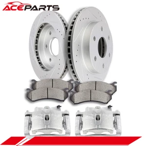 Front Brake Rotors Calipers Disc Pad For Chevy Avalanche 1500 GMC Yukon 02-06 - Bild 1 von 8