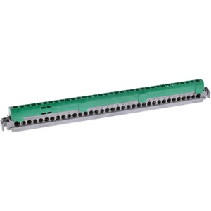 LEGRAND 004838 GREEN TERMINAL BLOCK 276MM DIN MOUNTED - Picture 1 of 1