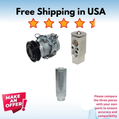 Kit Compressor A/C Fit Lexus ES300 1999-2001, Toyota Camry 2000-2001 - Image 1 of 4