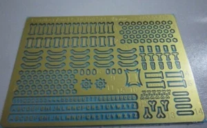 1/35 WWII German Vehicle's Tool Buckle&Accessory (Metal Etched Sheet) - Picture 1 of 1