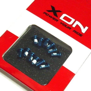 XON XSS-02 Disc Rotor Screws / Bolts, M5x10mm, Blue, N77 - Picture 1 of 1