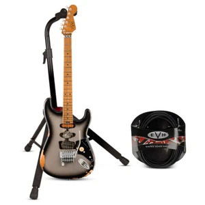 EVH Limited Edition Frankenstein Relic Series Silverburst Electric Guitar - Picture 1 of 7