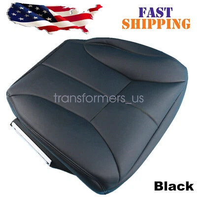 Cubierta de asiento de cuero inferior del conductor negra apta para Dodge Ram 2500 SLT 1998-2002 Foto 1 de 4