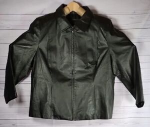 CENTIGRADE REAL LEATHER JACKET COAT 20 22 western relaxed fit washable boyfriend