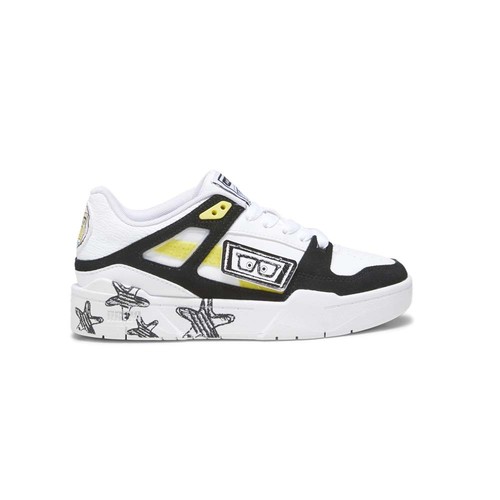 Scarpe casual Puma Sponge X Slipstream stringate giovani ragazzi bianche sneakers 3938930