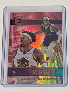 Moses Moody 2021-22 Panini Chronicles Pink #319 Essentials Rookie RC Warriors - Foto 1 di 4