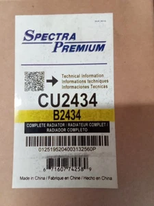 Spectra Premium Complete Radiator CU2434, B2434 Free Shipping - Picture 1 of 10