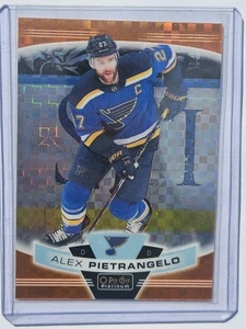 2019/20 O Pee Chee Platinum Alex Pietrangelo Orange Checkers 11/25 St Louis Blu - Picture 1 of 1